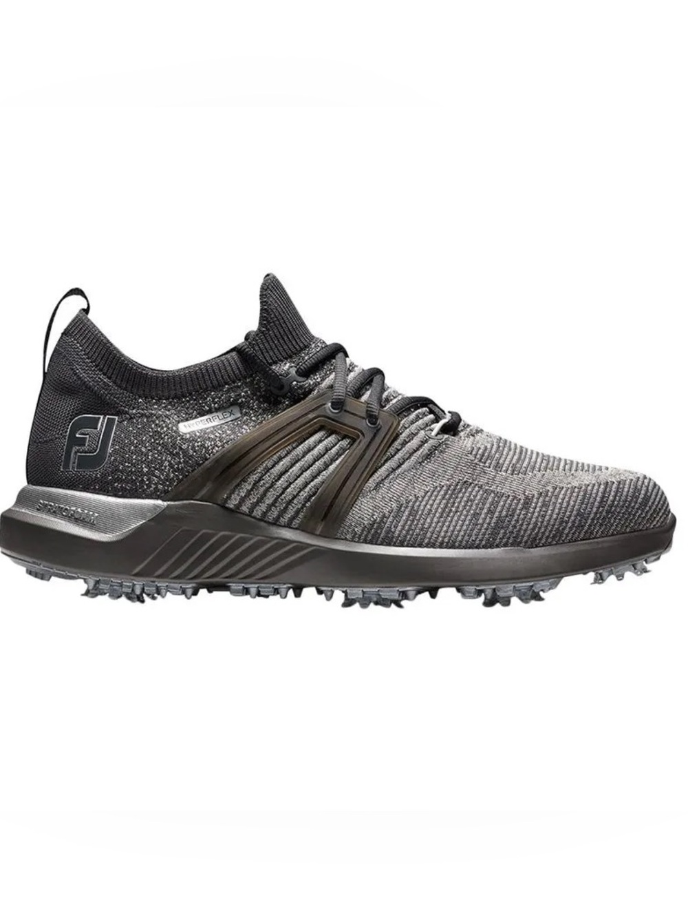 FootJoy Men's hyper flex yarn Athletic Golf Shoe in Black and Gray sz 10.5